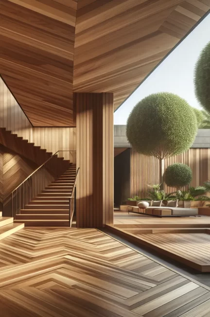 Zainspiruj się drewnem: nowoczesne schody, parkiety i tarasy
